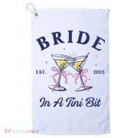 Bachelorette Party Martini Lover Bride An A Tini Bit Bride Golf Towel thumb 0