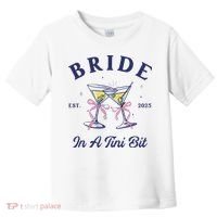 Bachelorette Party Martini Lover Bride An A Tini Bit Bride Toddler T-Shirt thumb 0