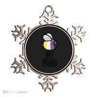 Bee Proud Nonbinary Pride Non Binary Enby Nb Flag Lgbtq Funny Gift Ornament thumb 0