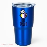 Bee Proud Nonbinary Pride Non Binary Enby Nb Flag Lgbtq Funny Gift Tumbler thumb 0