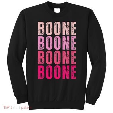 Boone Personalized Name I Love Boone Vintage Sweatshirt