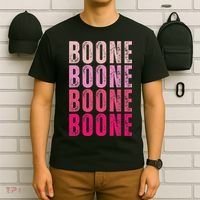 Boone Personalized Name I Love Boone Vintage T-Shirt thumb 6
