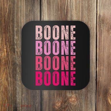 Boone Personalized Name I Love Boone Vintage Coaster