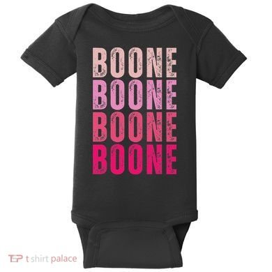 Boone Personalized Name I Love Boone Vintage Baby Bodysuit