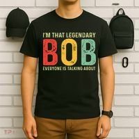 Bob Personal Name First Name Funny Bob Saying Bob Meme T-Shirt thumb 6