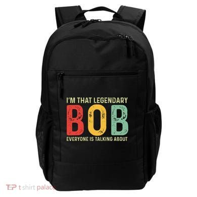 Bob Personal Name First Name Funny Bob Saying Bob Meme Backpack