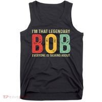 Bob Personal Name First Name Funny Bob Saying Bob Meme Tank Top thumb 0