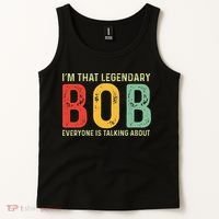 Bob Personal Name First Name Funny Bob Saying Bob Meme Tank Top thumb 2