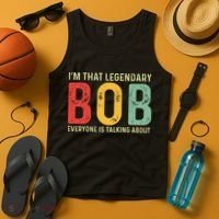 Bob Personal Name First Name Funny Bob Saying Bob Meme Tank Top thumb 4