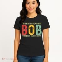 Bob Personal Name First Name Funny Bob Saying Bob Meme Women's T-Shirt thumb 4
