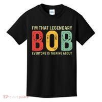 Bob Personal Name First Name Funny Bob Saying Bob Meme Kids T-Shirt thumb 0