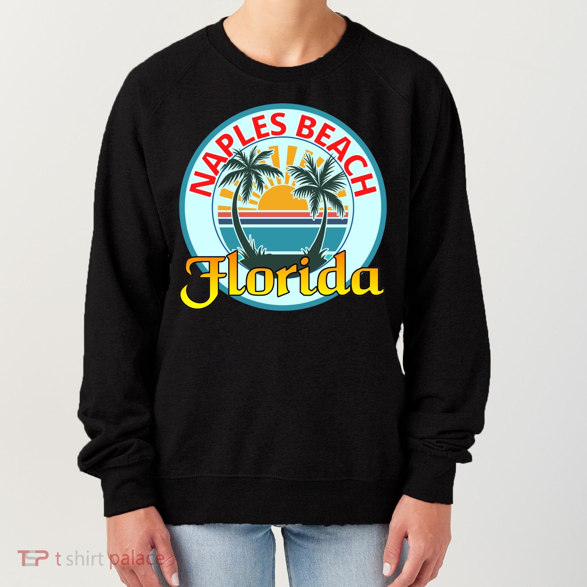 Beach Please Naples Beach Florida Beach Spring Break Gift Women's Sweatshirt