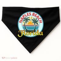 Beach Please Naples Beach Florida Beach Spring Break Gift USA-Made Doggie Bandana thumb 0