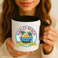 Beach Please Naples Beach Florida Beach Spring Break Gift Coffee Mug thumb 3