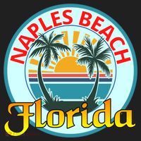 Beach Please Naples Beach Florida Beach Spring Break Gift Beanie thumb 2