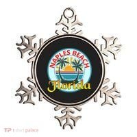 Beach Please Naples Beach Florida Beach Spring Break Gift Ornament thumb 0