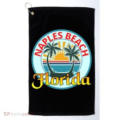 Beach Please Naples Beach Florida Beach Spring Break Gift Golf Towel