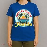 Beach Please Naples Beach Florida Beach Spring Break Gift T-Shirt thumb 4