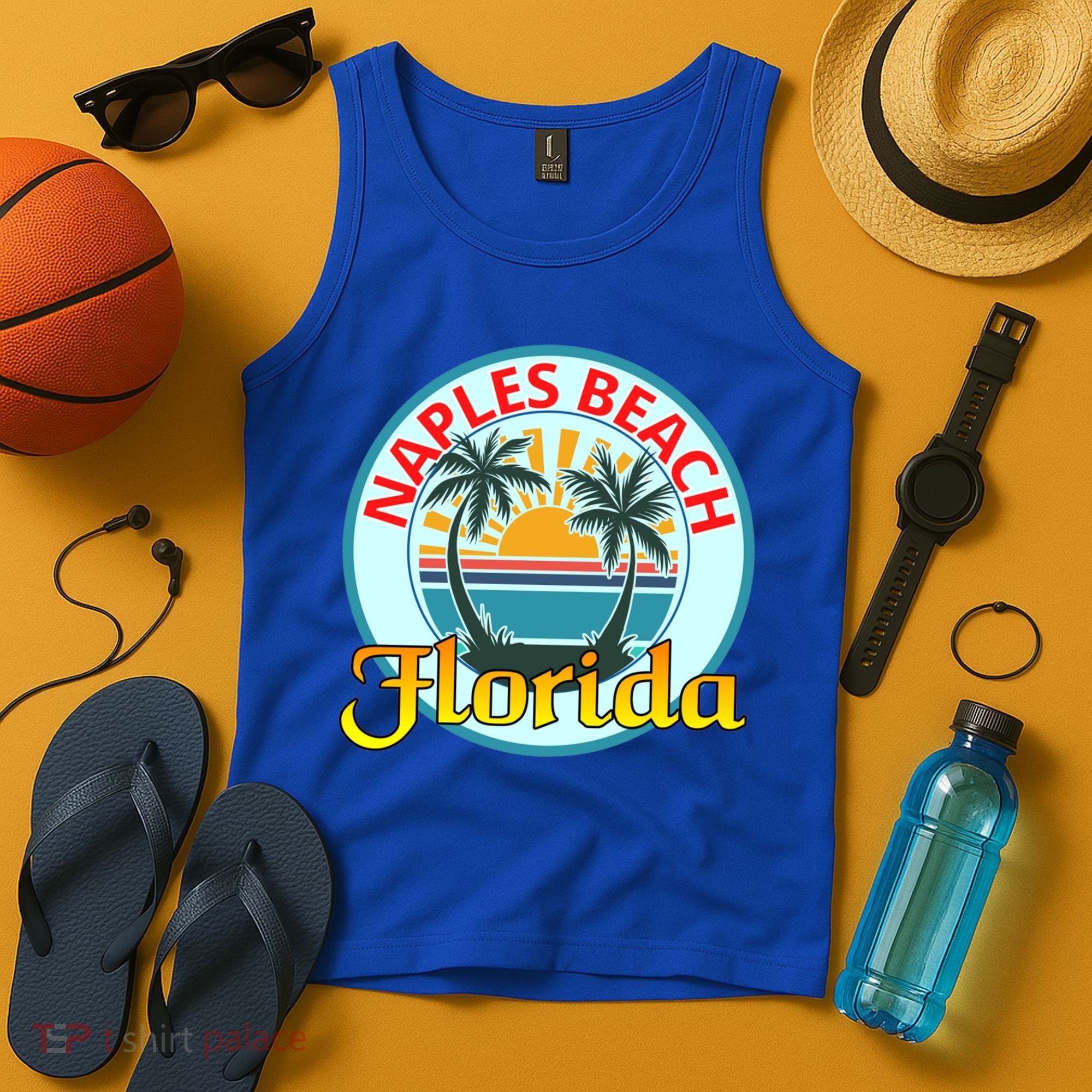 Beach Please Naples Beach Florida Beach Spring Break Gift Tank Top