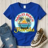 Beach Please Naples Beach Florida Beach Spring Break Gift Women's T-Shirt thumb 3