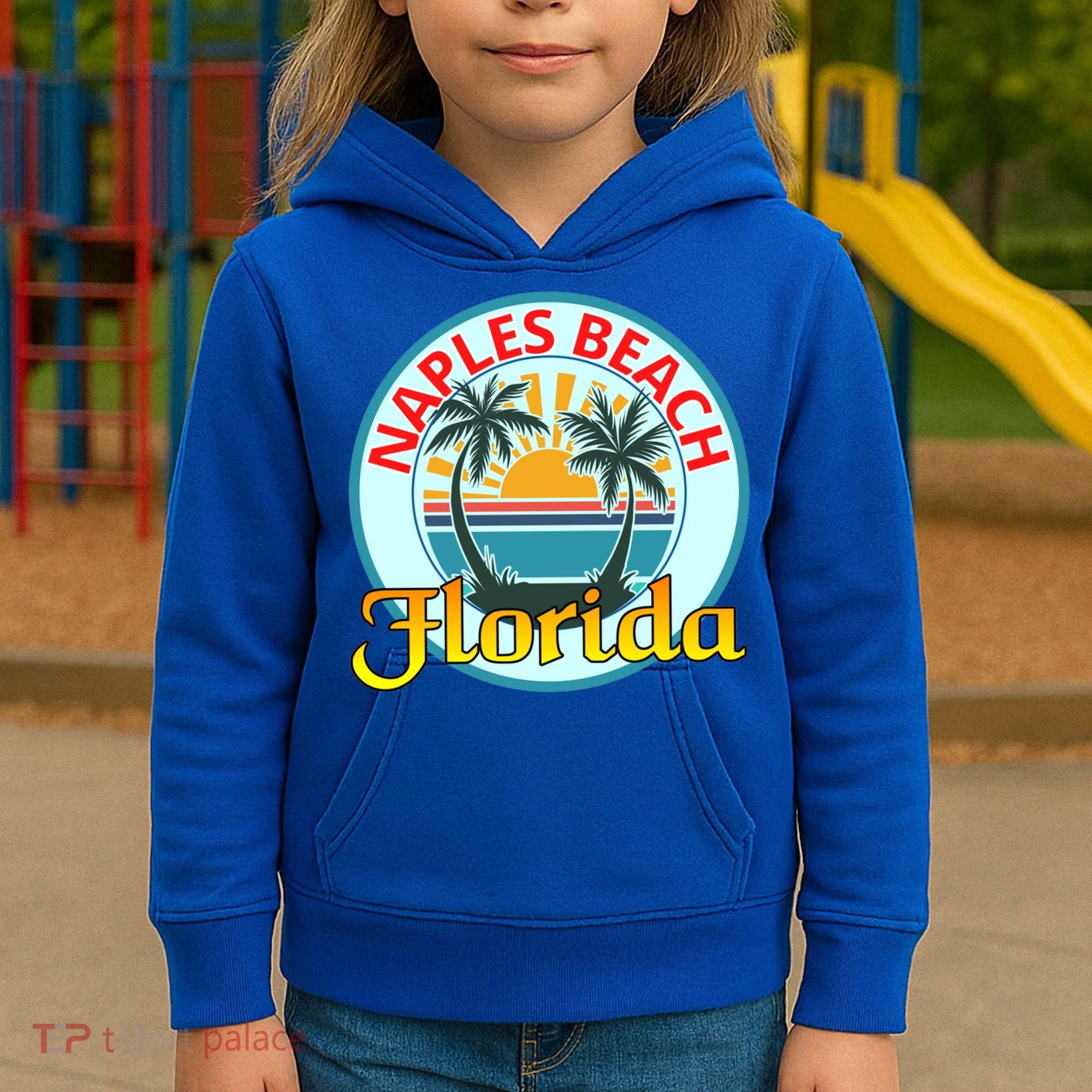 Beach Please Naples Beach Florida Beach Spring Break Gift Kids Hoodie