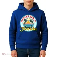 Beach Please Naples Beach Florida Beach Spring Break Gift Kids Hoodie thumb 4