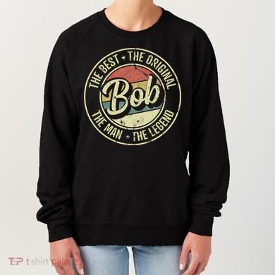 Bob Personal Name First Name Retro Bob Women's Sweatshirt