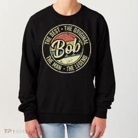 Bob Personal Name First Name Retro Bob Women's Sweatshirt thumb 0