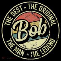 Bob Personal Name First Name Retro Bob Doggie Tank thumb 4