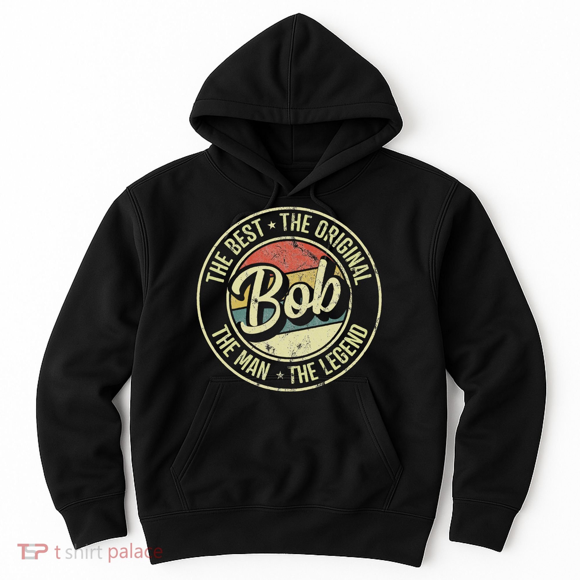 Bob Personal Name First Name Retro Bob Hoodie