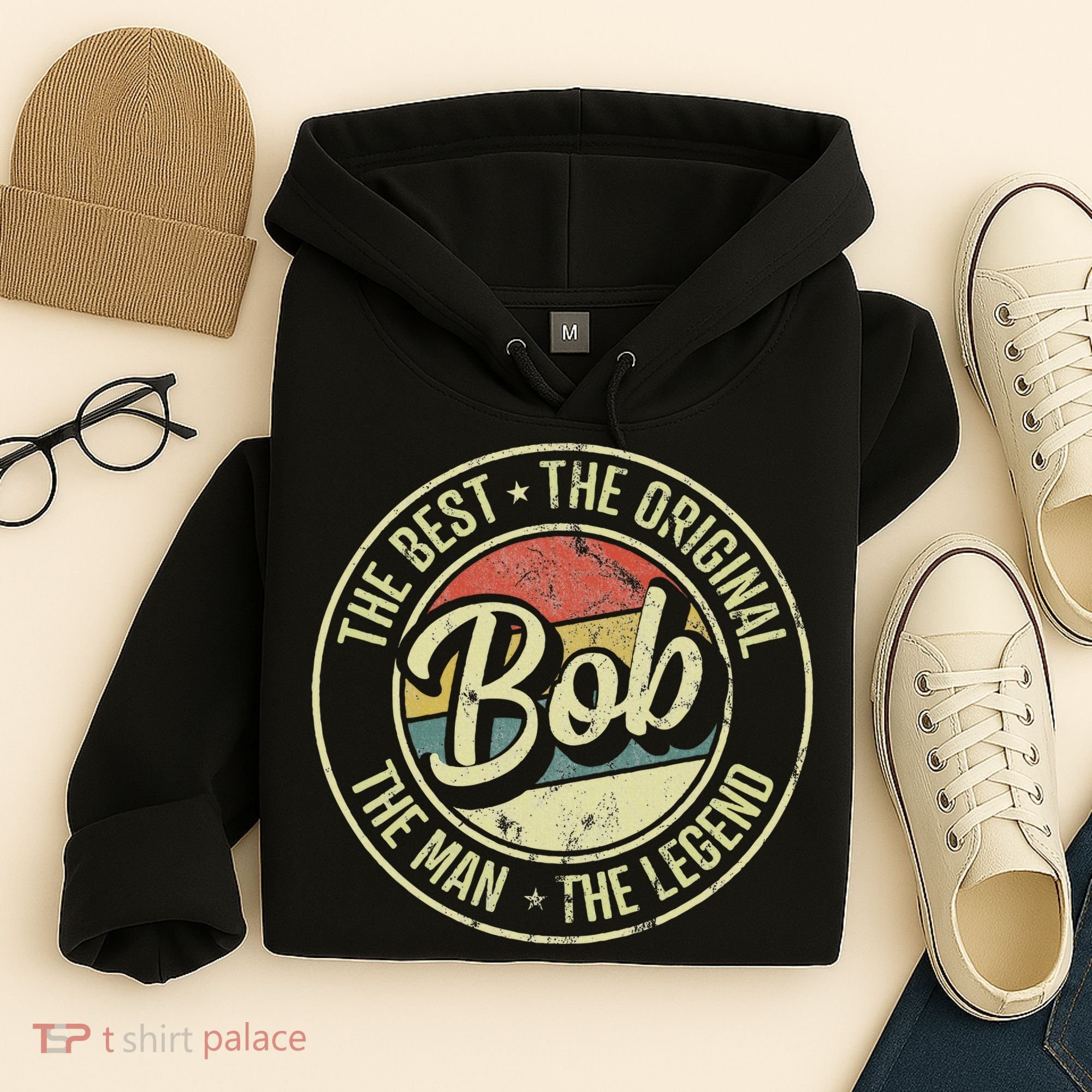 Bob Personal Name First Name Retro Bob Hoodie