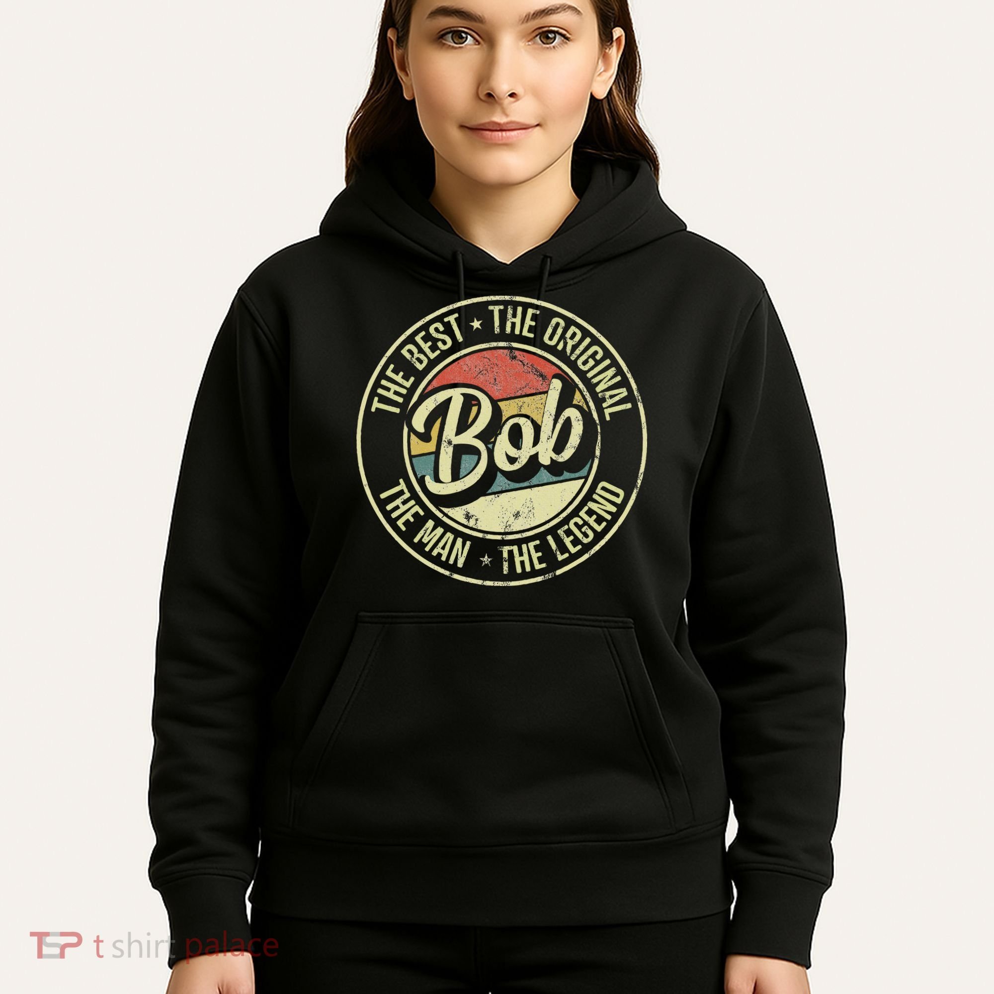 Bob Personal Name First Name Retro Bob Hoodie