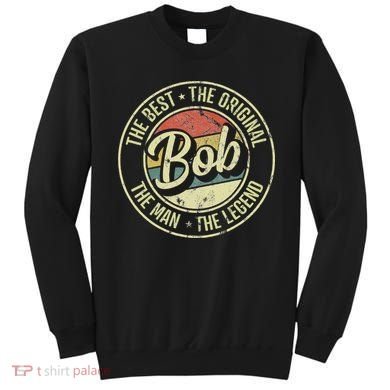 Bob Personal Name First Name Retro Bob Sweatshirt