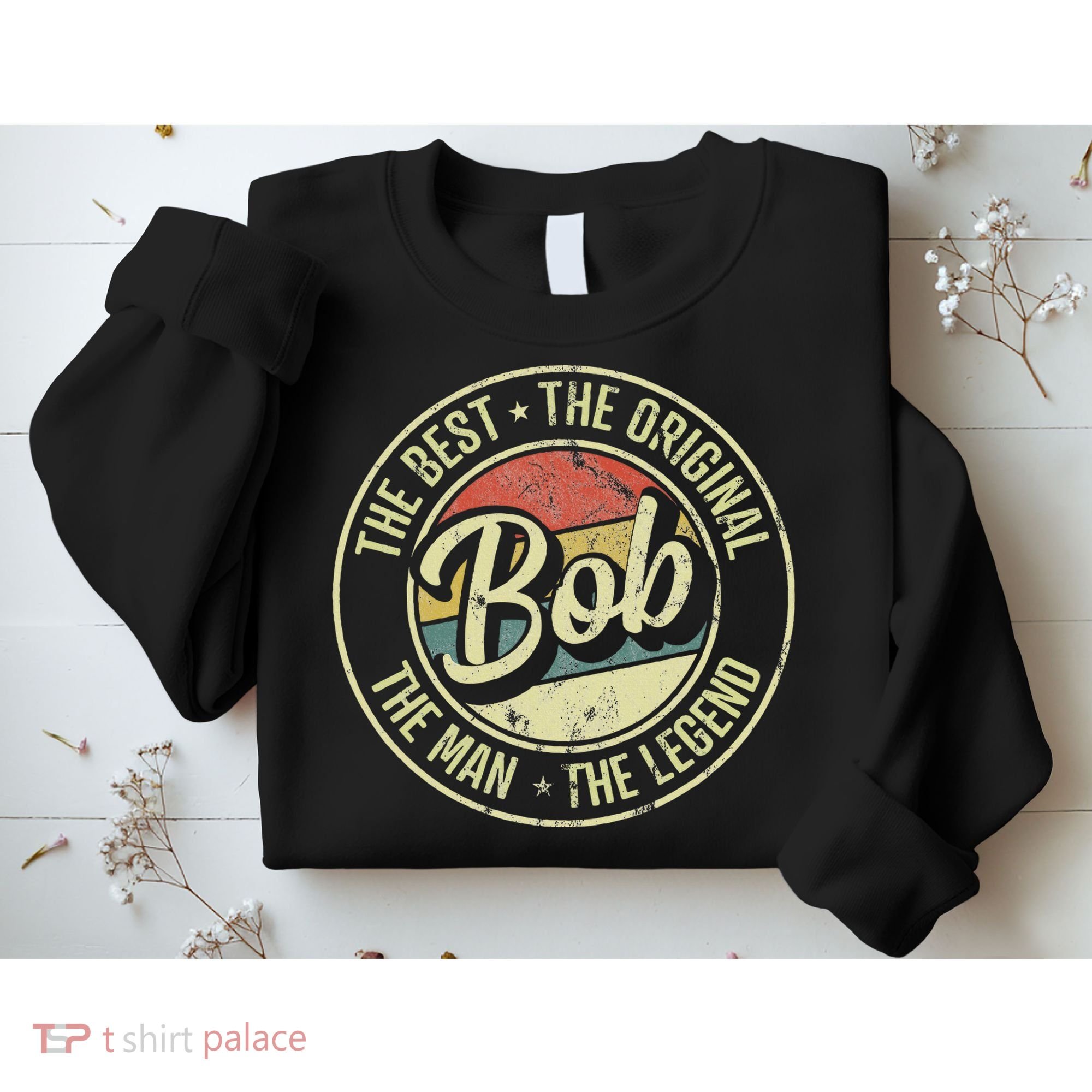 Bob Personal Name First Name Retro Bob Sweatshirt