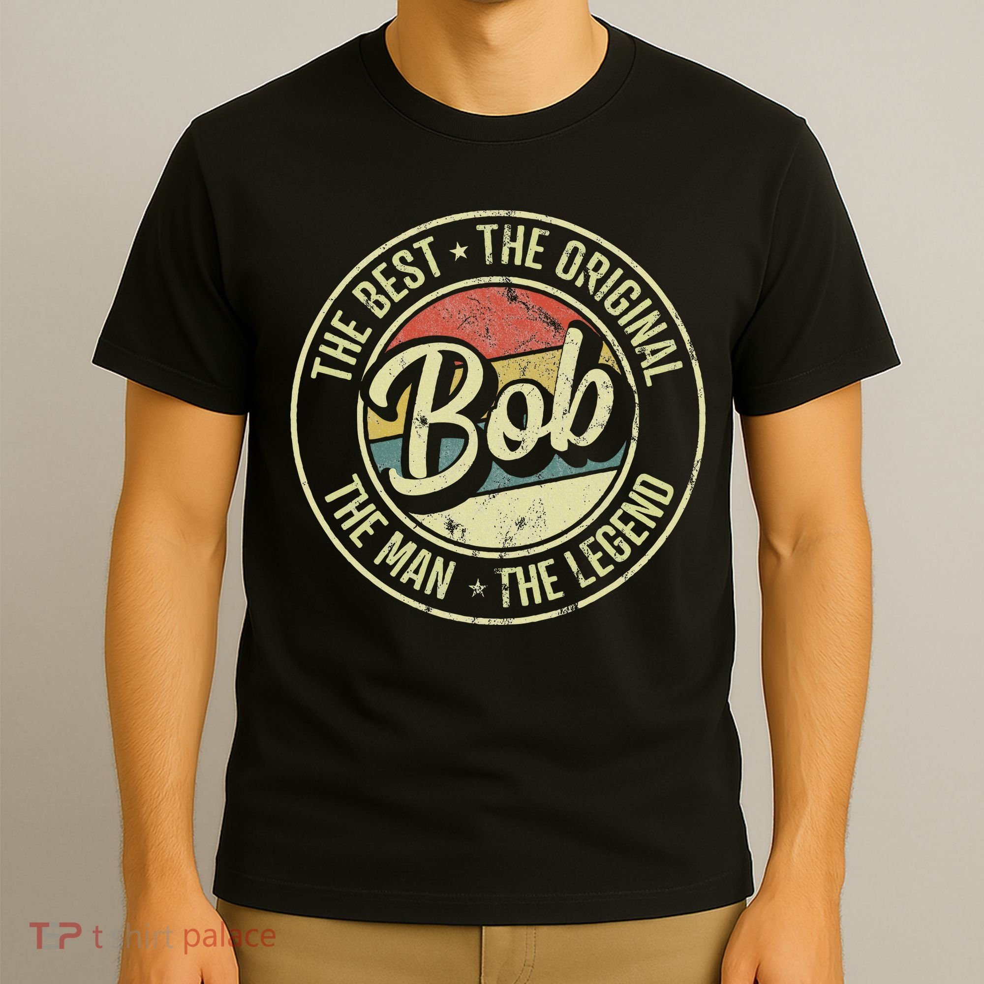 Bob Personal Name First Name Retro Bob T-Shirt