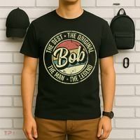Bob Personal Name First Name Retro Bob T-Shirt thumb 6