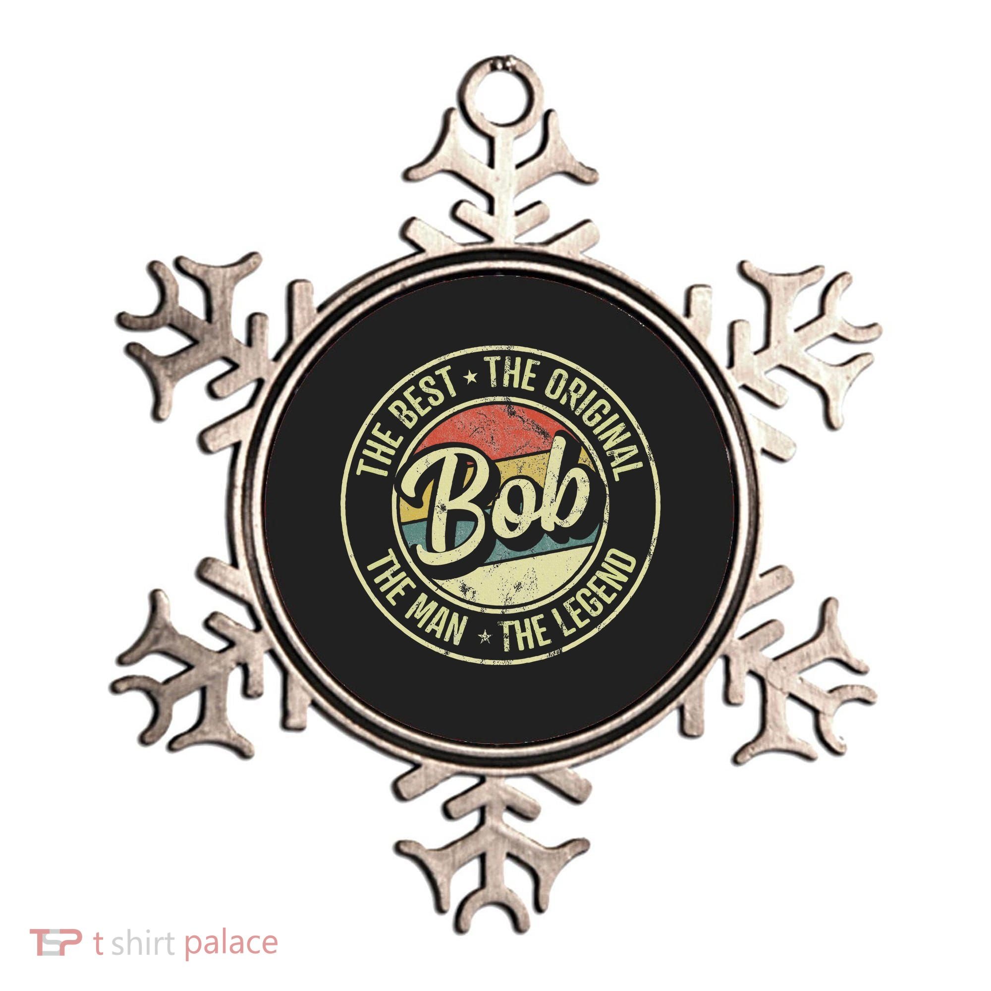 Bob Personal Name First Name Retro Bob Ornament