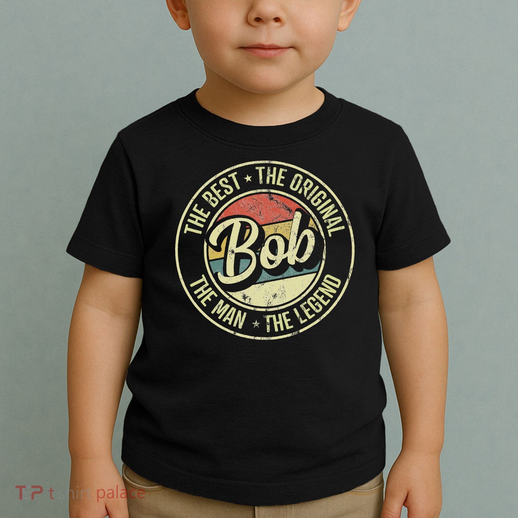 Bob Personal Name First Name Retro Bob Toddler T-Shirt