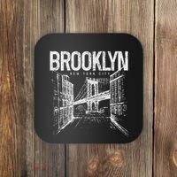 Brooklyn Pride Nyc New York City Ny Brooklyn Bridge Coaster thumb 0