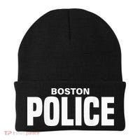 Boston Police Officer Massachusetts Policeman Duty Beanie thumb 0