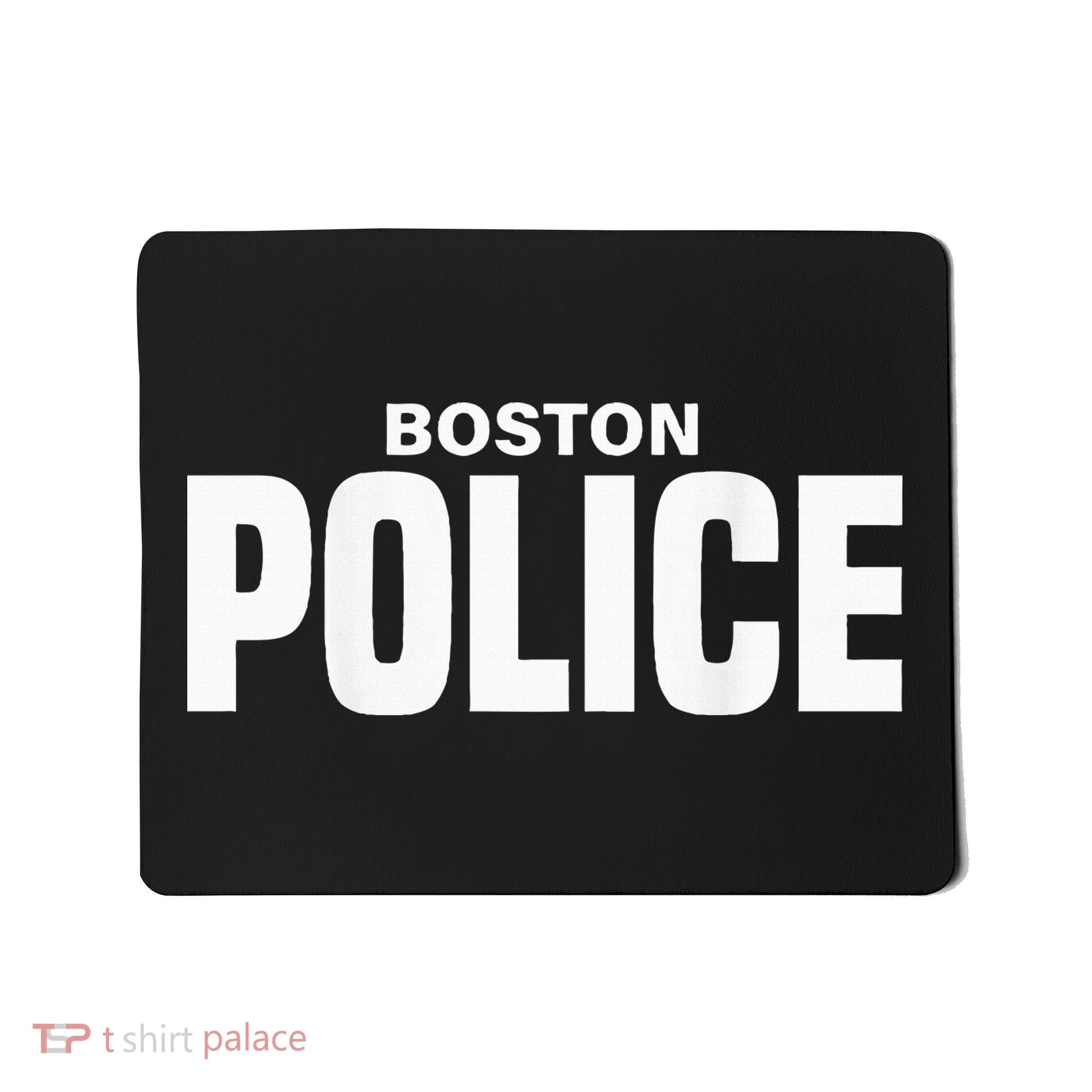 Boston Police Officer Massachusetts Policeman Duty Mousepad