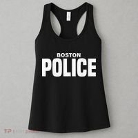 Boston Police Officer Massachusetts Policeman Duty Women's Tank Top thumb 3