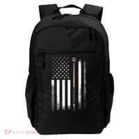Billiards Pool Player Table USA US American Flag Backpack thumb 0