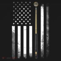 Billiards Pool Player Table USA US American Flag Backpack thumb 2