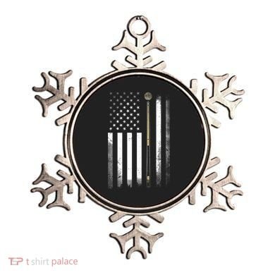 Billiards Pool Player Table USA US American Flag Ornament