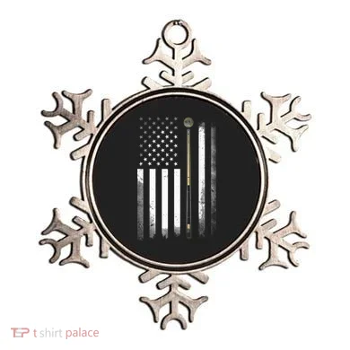 Billiards Pool Player Table USA US American Flag Ornament