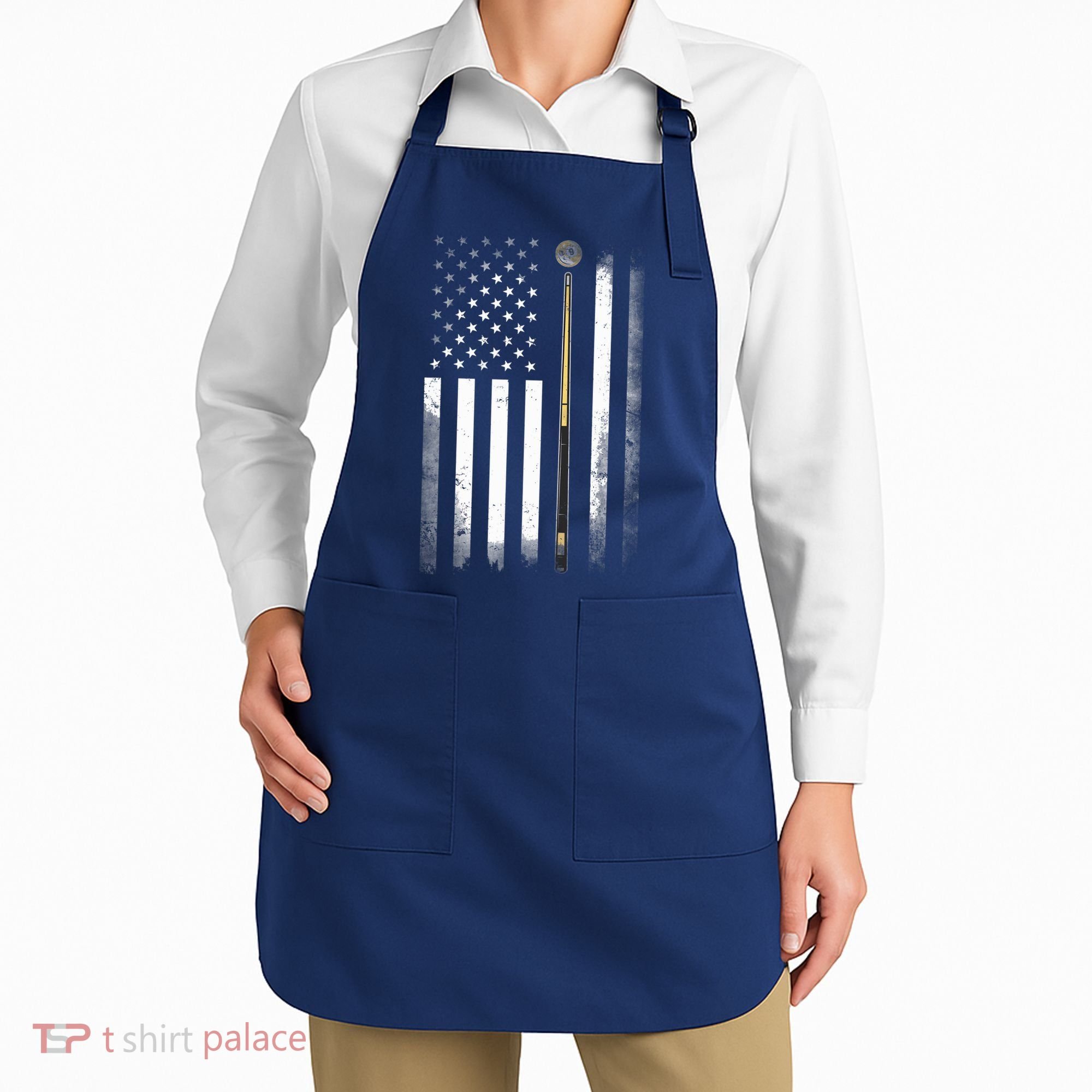Billiards Pool Player Table USA US American Flag Apron