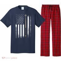 Billiards Pool Player Table USA US American Flag Pajama Set thumb 0