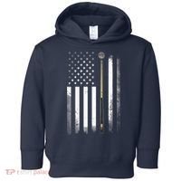 Billiards Pool Player Table USA US American Flag Toddler Hoodie thumb 0