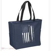 Billiards Pool Player Table USA US American Flag Tote Bag thumb 2